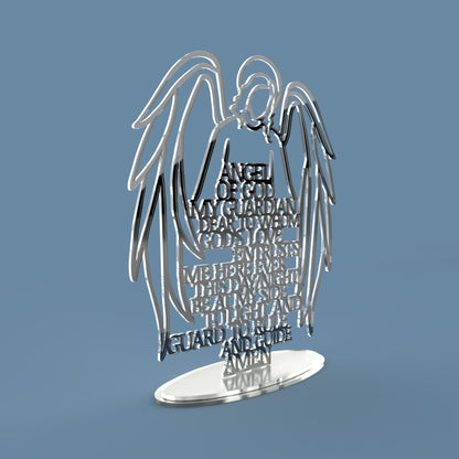 Catholic Angel of God Prayer - Laser cut vector file