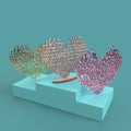 Heart Hail Mary Modern -Laser Cut File - The X Laser Files