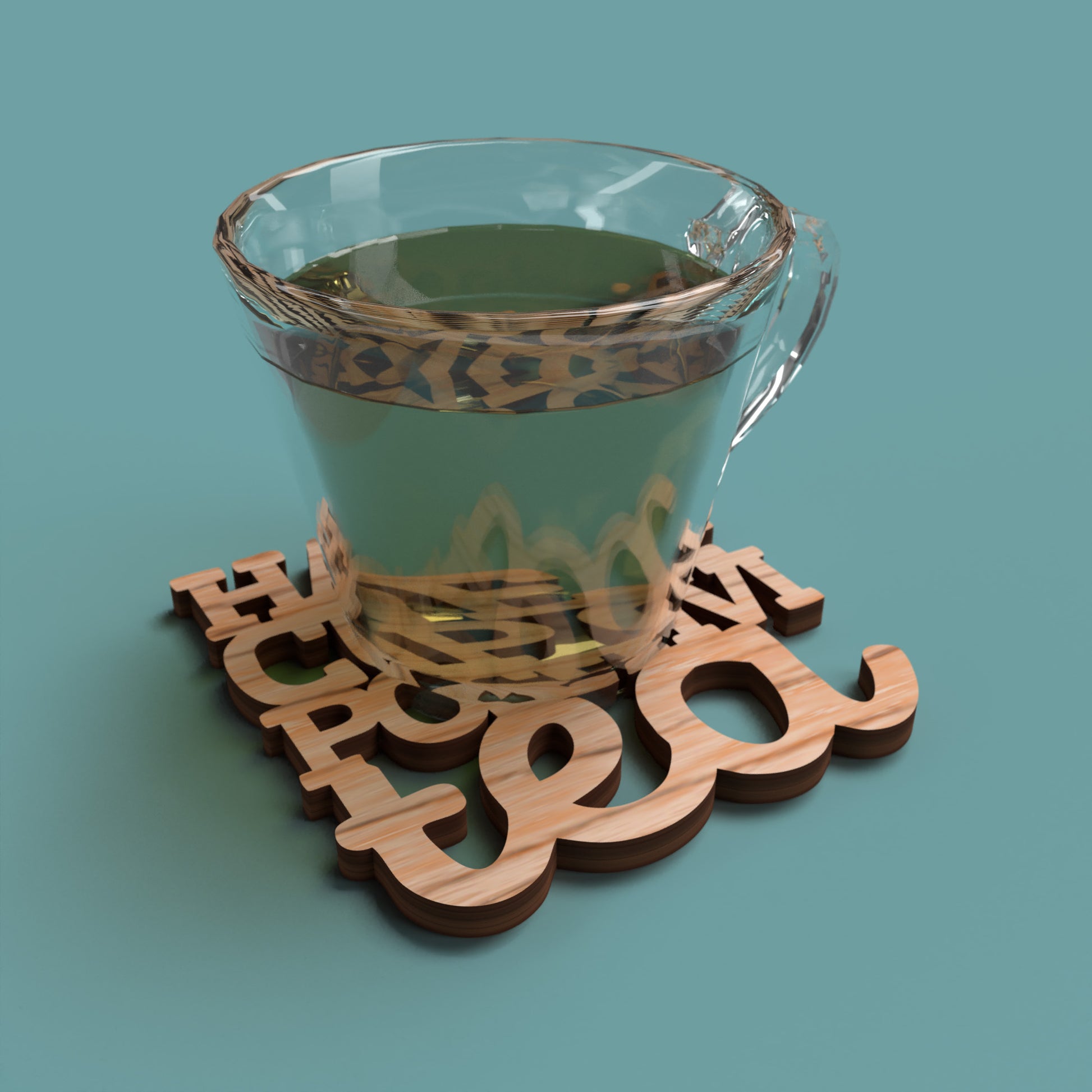 Tea Coasters - Laser cut vector file