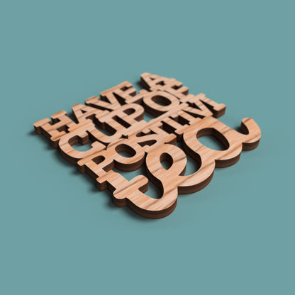 Tea Coasters - Laser cut vector file