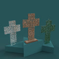 Lord's Prayer (Our Father) Cross KJV (King James Version) -Laser Cut File - The X Laser Files