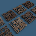 Chocolate Coasters -Laser Cut File - The X Laser Files