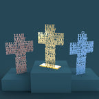 Traditional Hail Mary Cross -Laser Cut File - The X Laser Files